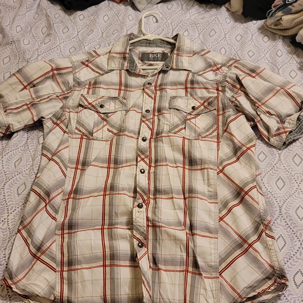 Men's BKE athletic fit buttondown